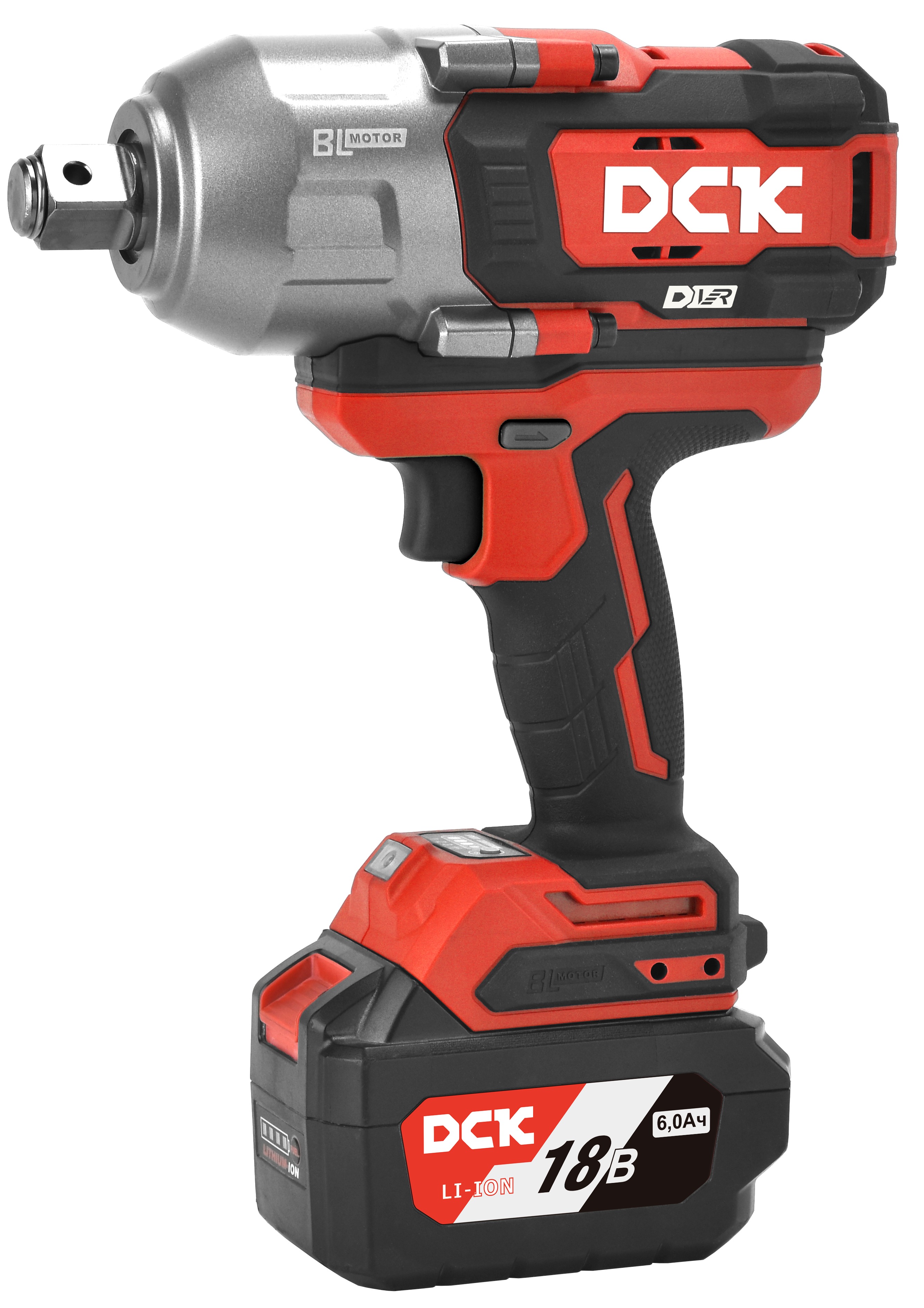 Гайковёрт аккумуляторный ударный DCK KDPB1288 TYPE H2K