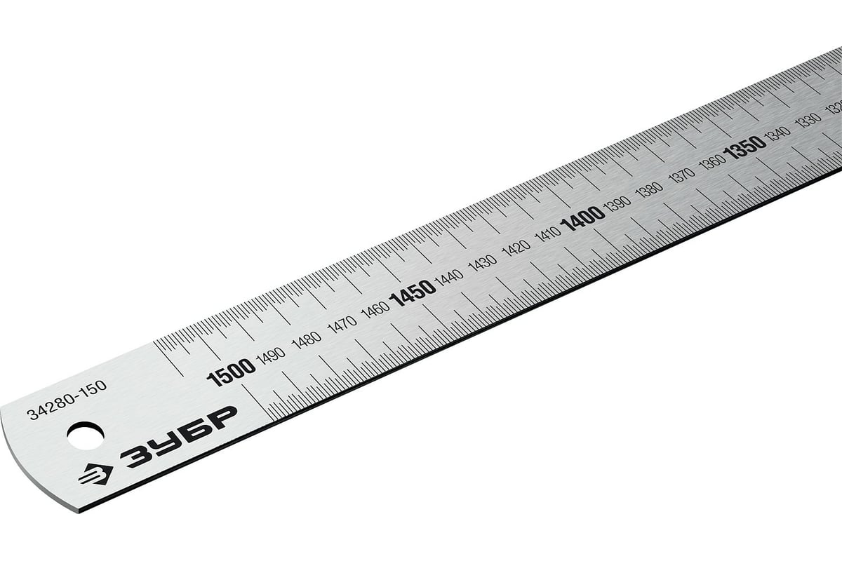 Линейка нерж. 1500мм Зубр ПРО-150, 34280-150
