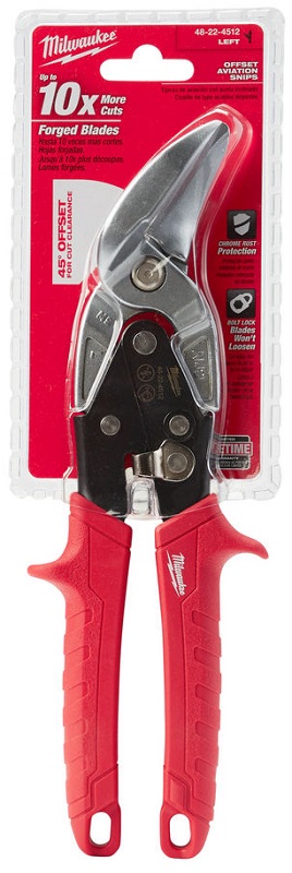 Ножницы мет. левый рез 45° Milwaukee 48224512