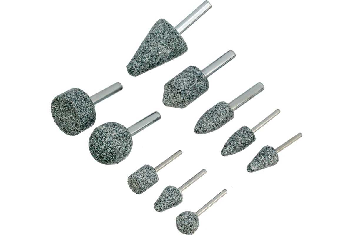 Набор шарошек д/дрели 10пр. 63С Denzel 76028