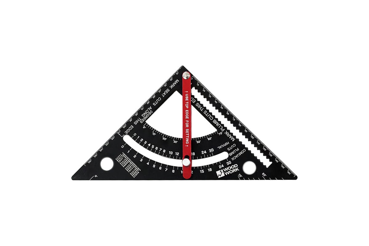 Угольник размет. 170мм Woodwork PTR-170