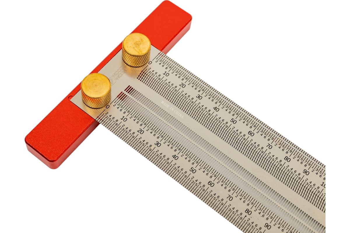 Линейка изм. 300мм Т-обр. Woodwork RUL-30T