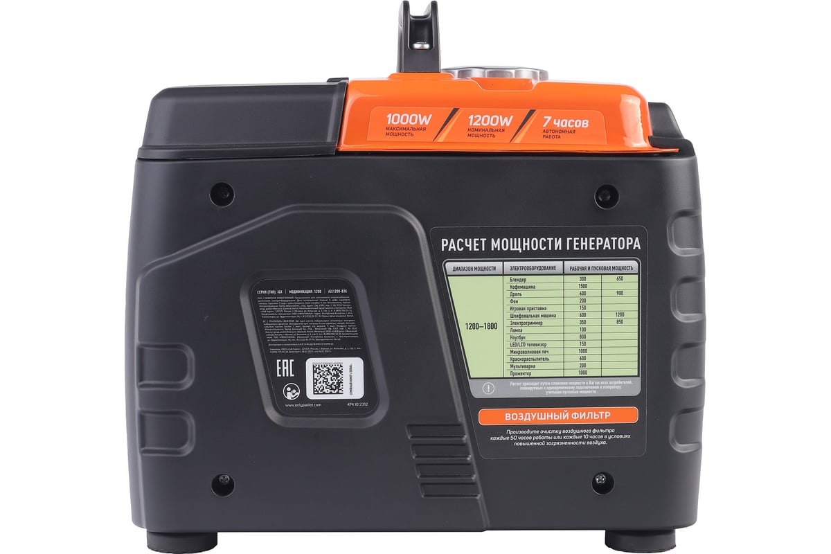 Генератор инверт. iGX 1200 PATRIOT 474102312