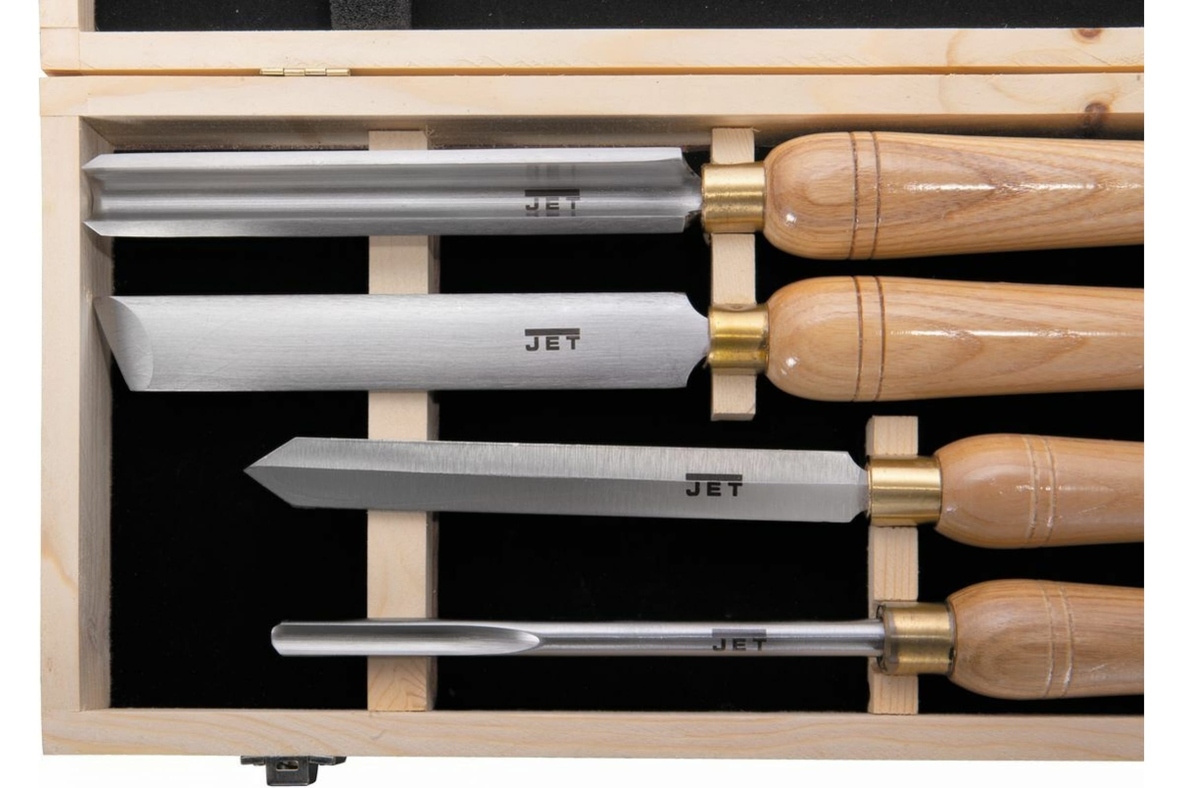 Набор резцов токарн HSS (4пр) 19500119 Jet