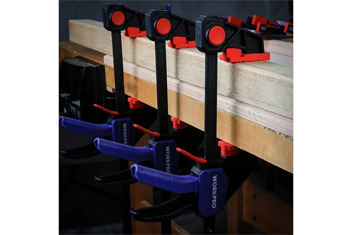 Струбцина Workpro 60/150мм быстрозажимная (70кг) WP232035