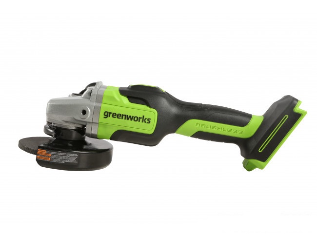 УШМ акк. GreenWorks GD24AG 24V, бесщеточ., без акк. и з/у 3200207