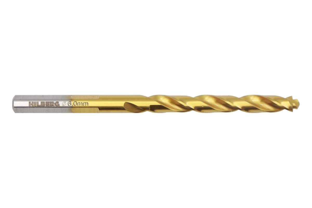 Сверло мет.  6,0х57х93 Hilberg CO060