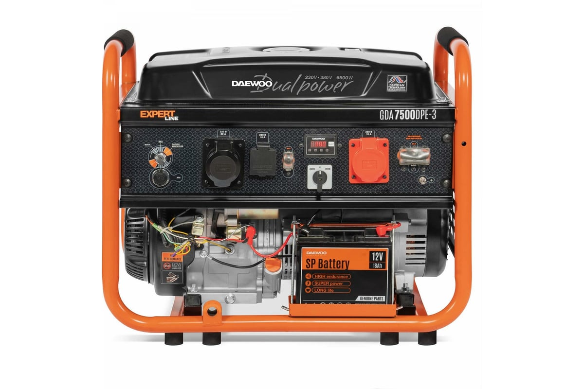 Генератор бенз. GDA 7500 DPE-3 DAEWOO