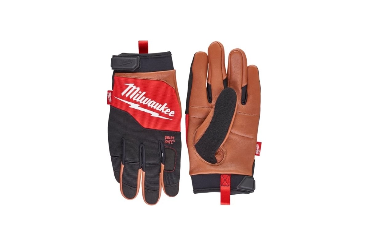 Перчатки защитные с кожаными вставками XL/10 Milwaukee 4932471914