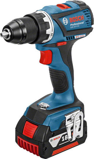Акк.дрель GSR 18 V-EC L-BOXX BOSCH 06019E8104