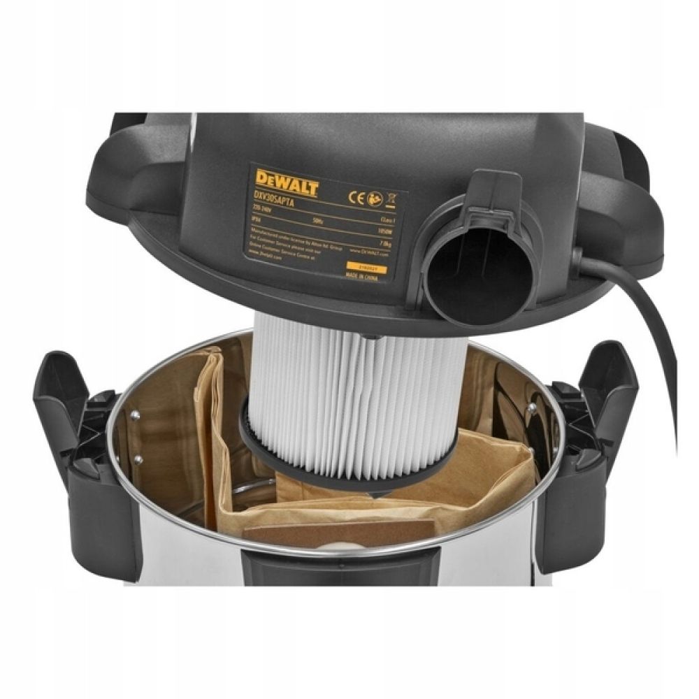 Пылесос DXV30SAPTA DeWALT 1050Вт 30л