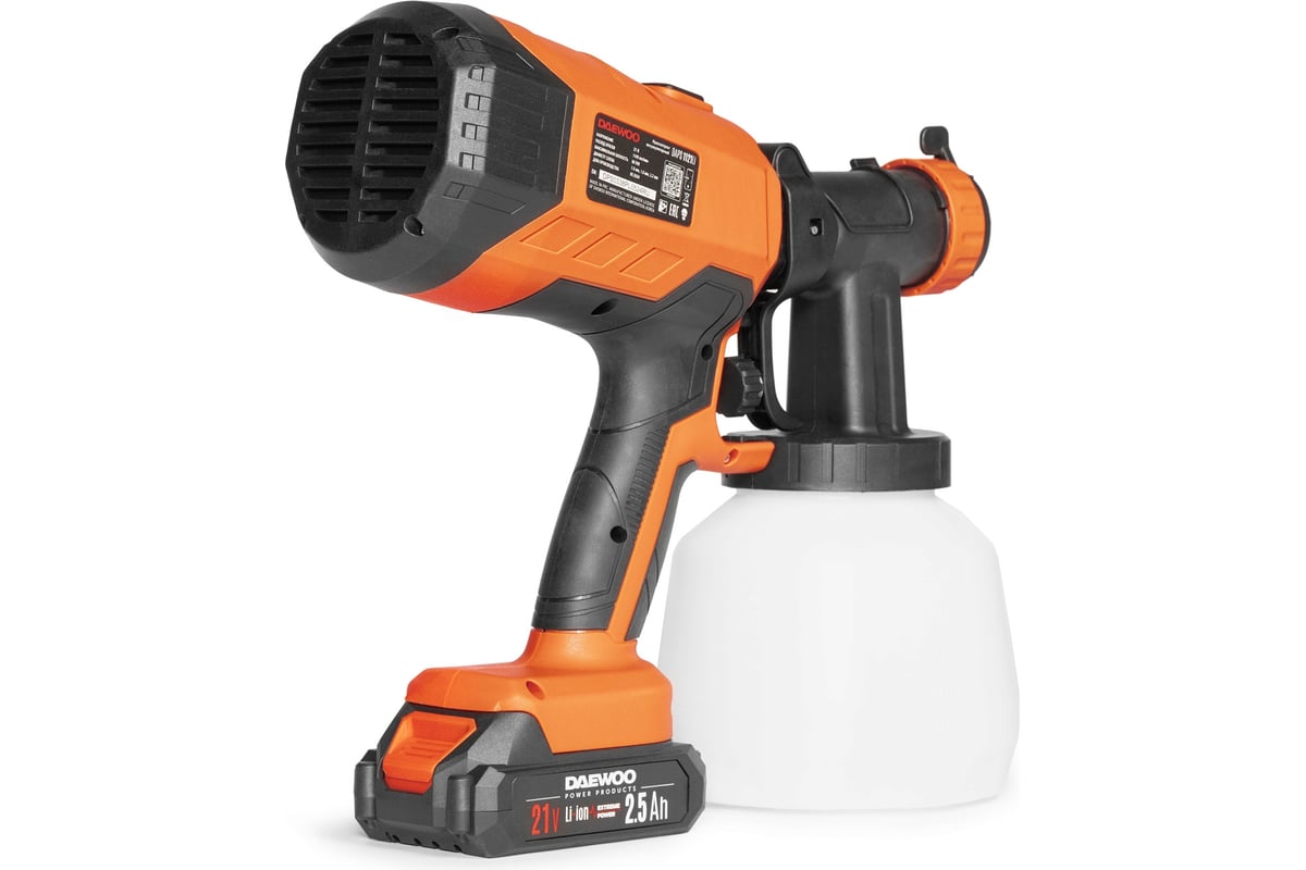 Краскопульт аккум. DAEWOO DAPS 1121Li SET 1акк. и з/у