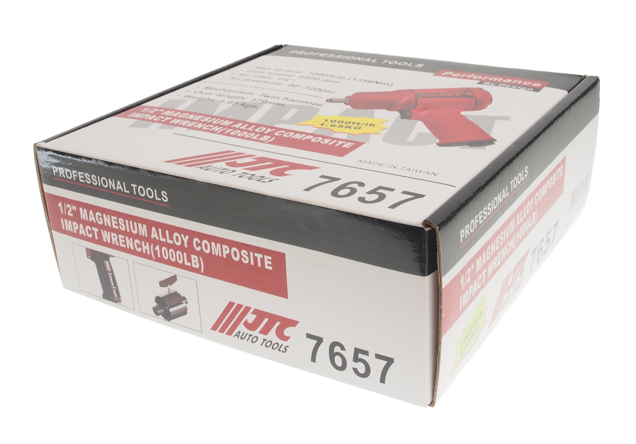 Гайковерт пневм.ударн.1/2''(1356 Nm) 90-120PSI, JTC-7657