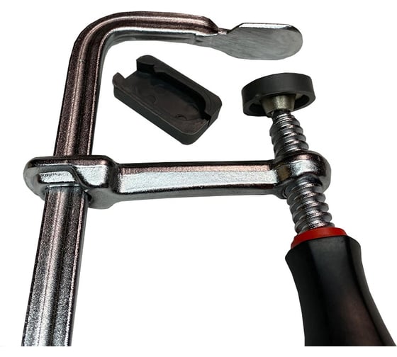 Струбцина Woodwork 160х80 тип F с винт. рукояткой HFC-1680