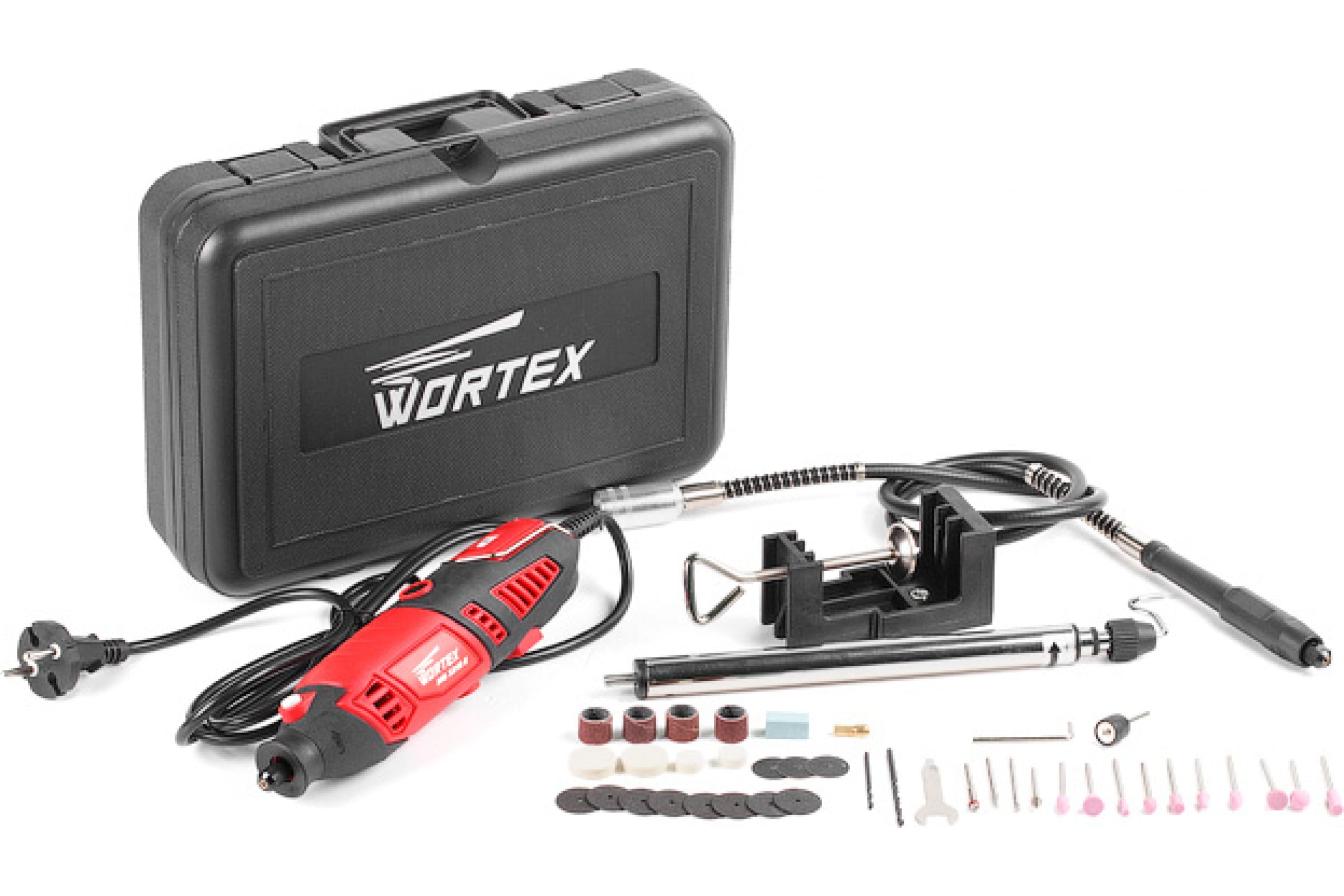 Гравер электрический +аксессуары WORTEX MG3218E11411