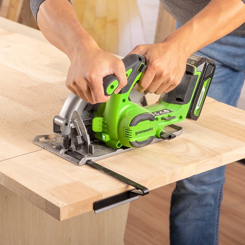 Циркулярная пила акк. GD24CS165 24V, без акк. и з/у GreenWorks 1501607
