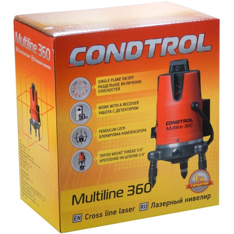 Лаз.нивелир Multiline 360 CONDTROL 1-2-461