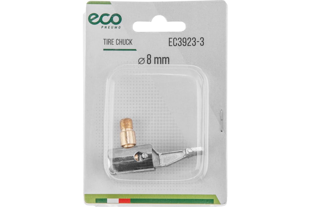 Насадка д/накачки шин (угловой, 8мм, сталь) EC3923-3 ECO