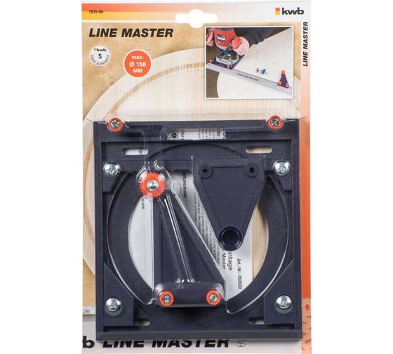 Приспособление д/обр. радиал. Поверхн. д/верт. фрезера LINE MASTER KWB 7835-00