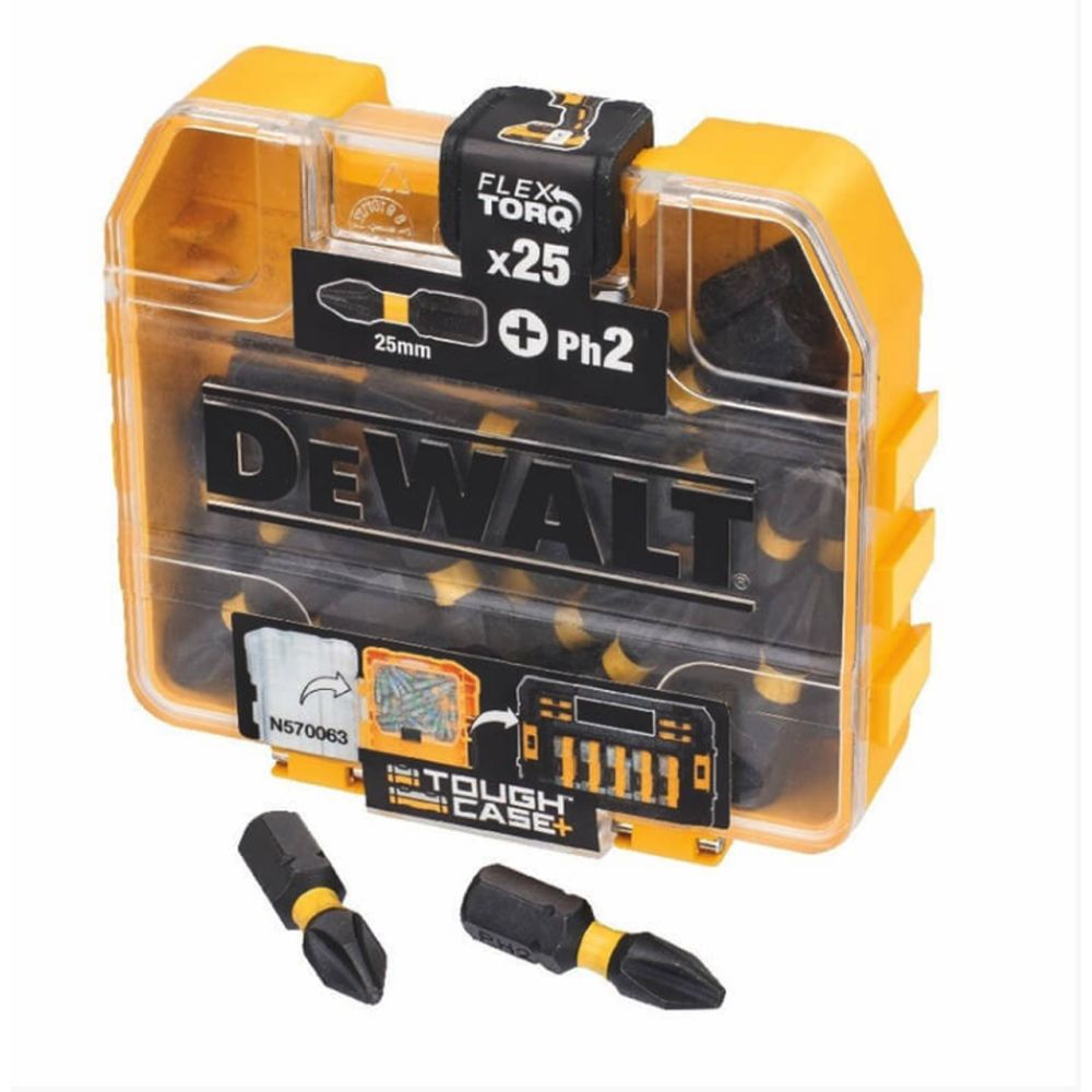 Бит PH2 25мм DeWalt DT70555T-QZ (25 в уп.)