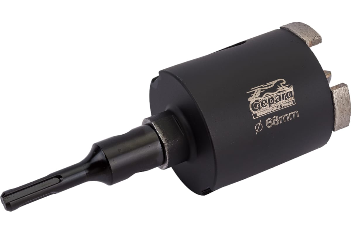Коронка алм./железобетон 68мм GEPARD GP2078-68