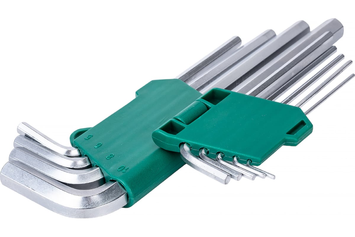 Набор имбус.HEX 9шт/кор. длинн. ВОЛАТ (1,5-10мм) 11010-09