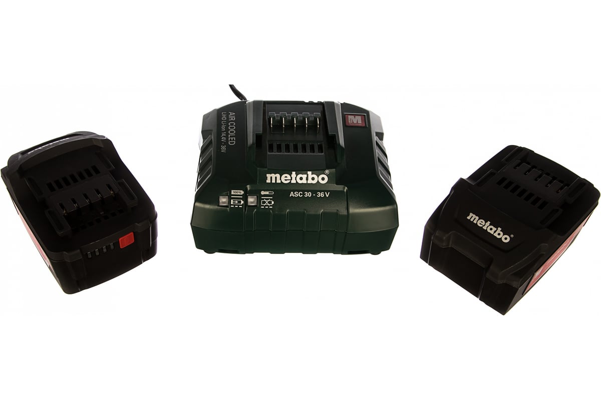 Basic-Set (2акк.4.0 А/ч,18В,ЗУ ASC 30-36) Metabo 685050000