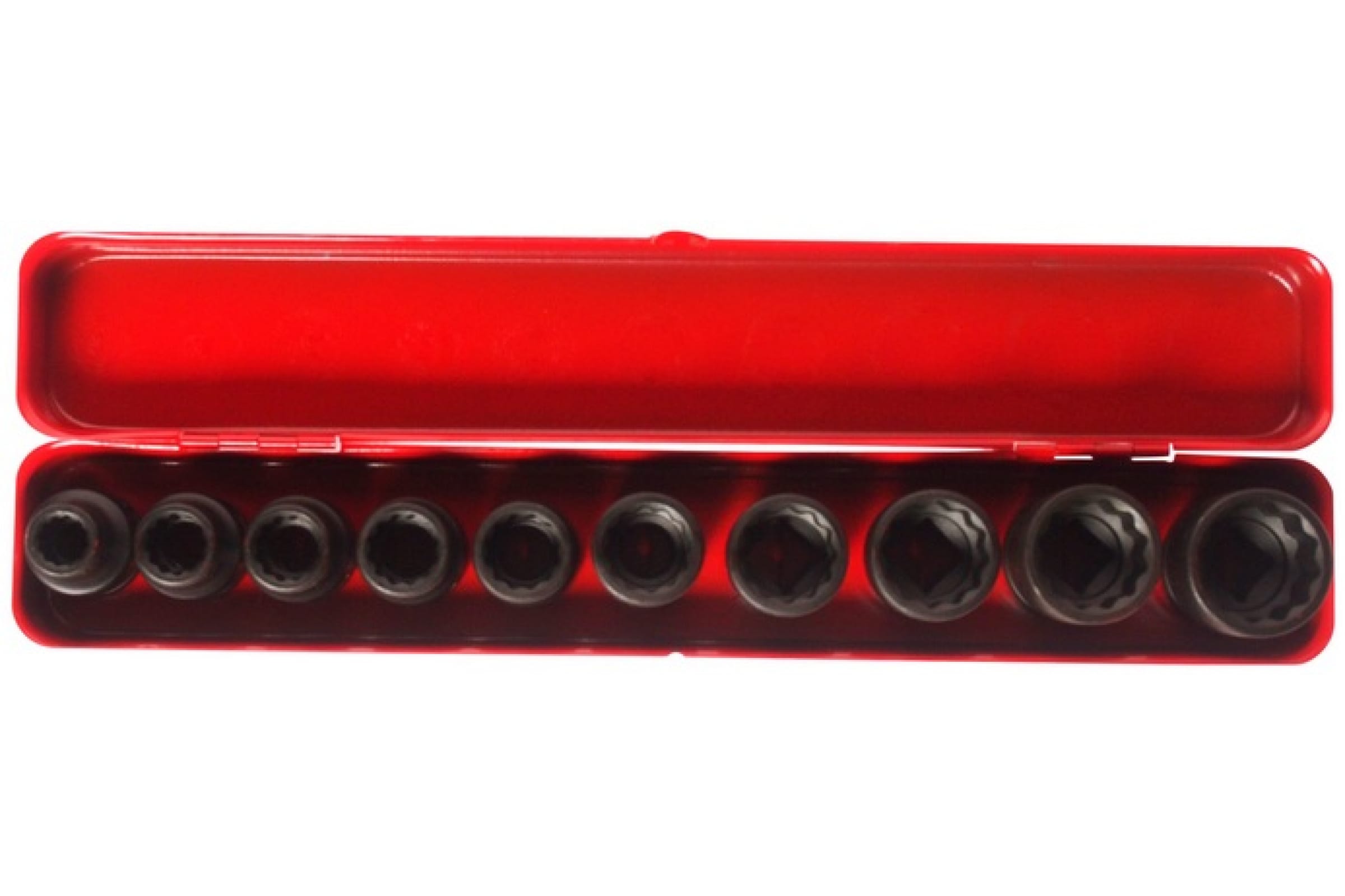 Набор торц.гол. 10пр 1/2" 12гран (10-24мм) JTC-J410P