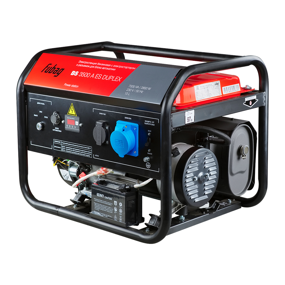 Генератор бенз. BS 3500 A ES DUPLEX FUBAG 46740