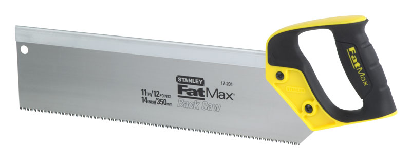 Ножовка Stanley 350мм 11tpi с обушком 2-17-201 FatMax (дер)
