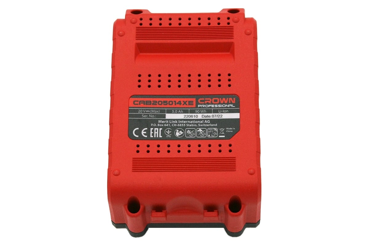 Аккумулятор 20B 5.0Ач. Li-Ion CAB205014XE CROWN  