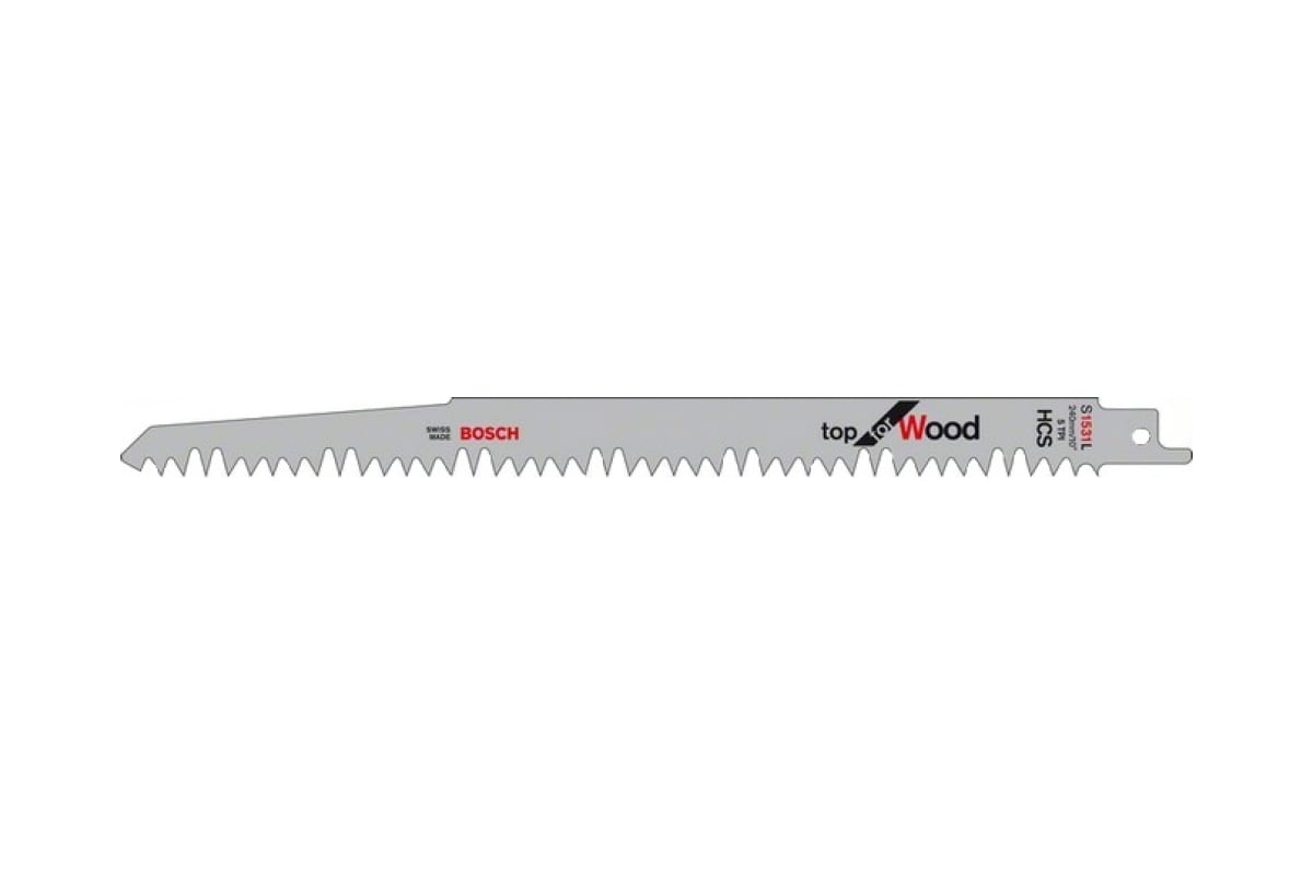 Пилка д/ножовки S1531 L BOSCH 2608650676