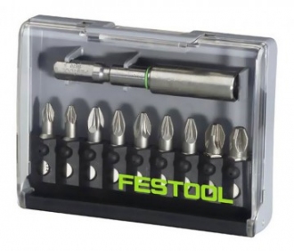 Набор бит 9+1 PH/PZ/T MIX+BH60-CE FESTOOL 493262