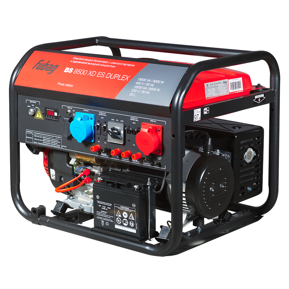 Генератор бенз. BS 8500 XD ES DUPLEX FUBAG 641090