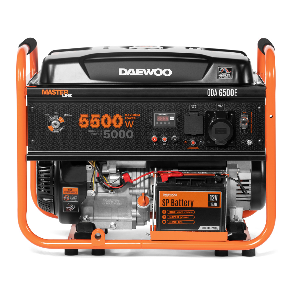 Генератор бенз. GDA 6500E DAEWOO