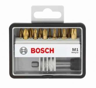 Набор бит Robust Line 12+1 M1 Max Grip BOSCH 2607002577