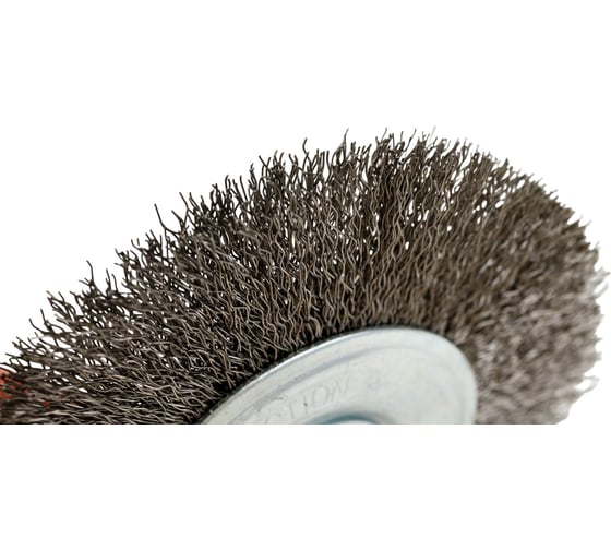 Щетка-диск д/УШМ 125мм нерж.гофр. ПрофОснастка 20804014