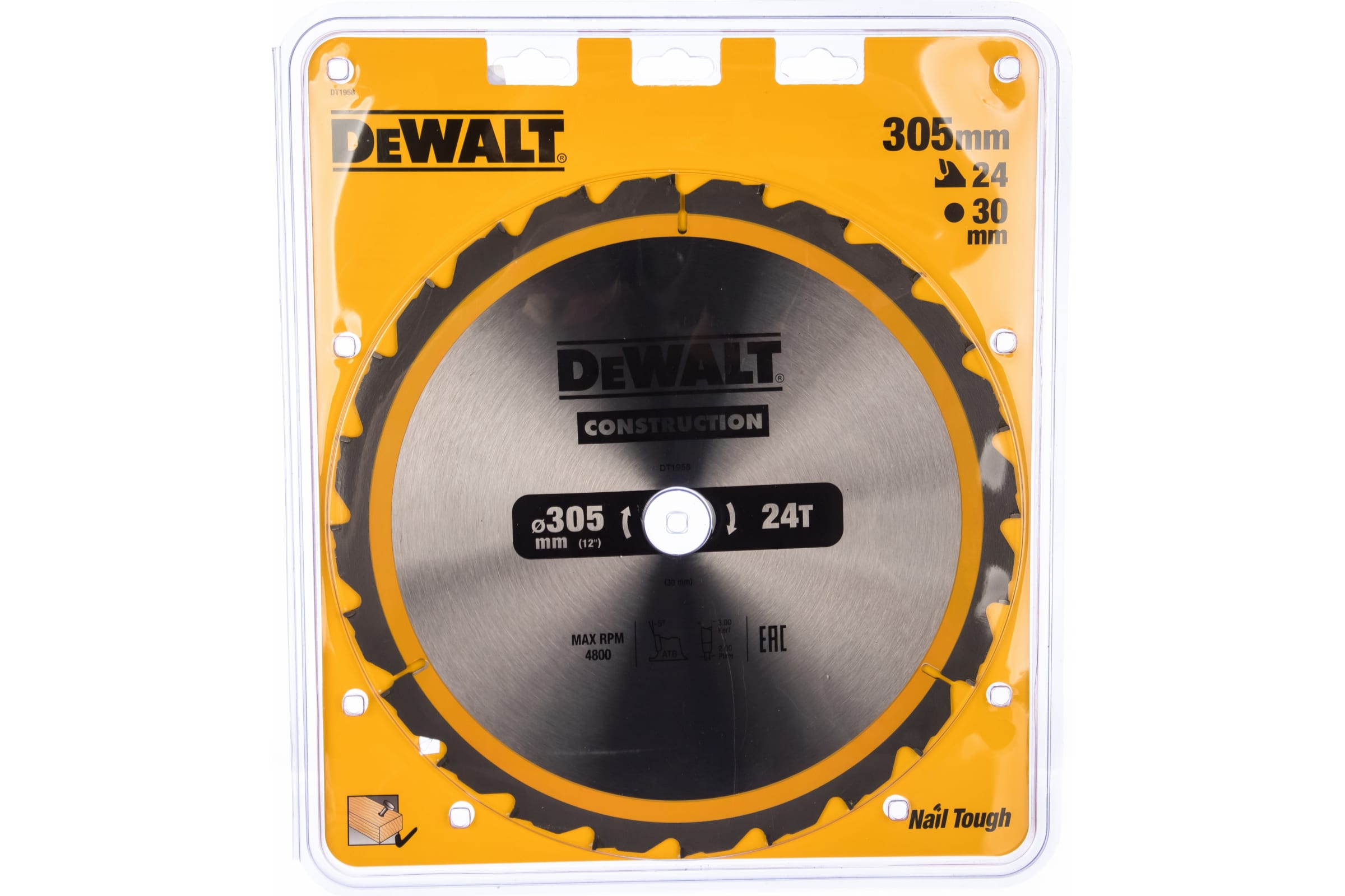 Диск/пил 305х30 24 ATB-5. DT1958-QZ DeWALT