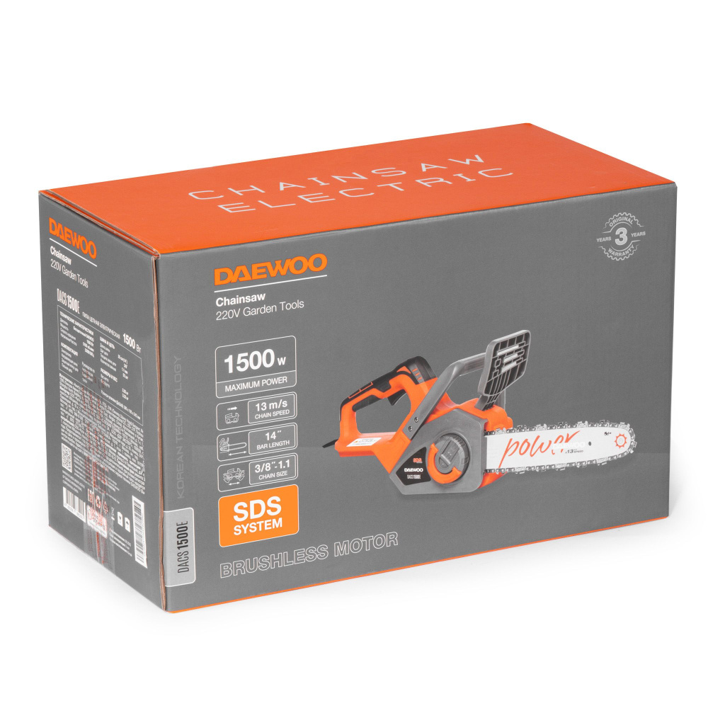 Пила цепная DACS 1500E DAEWOO