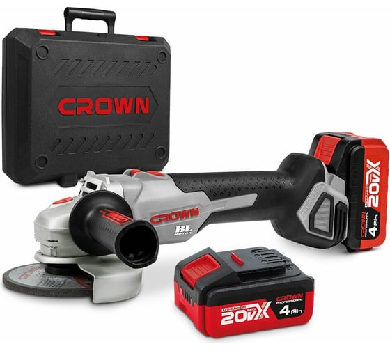 Акк.болгарка CT23001-125HX-4 BMC  CROWN кейс