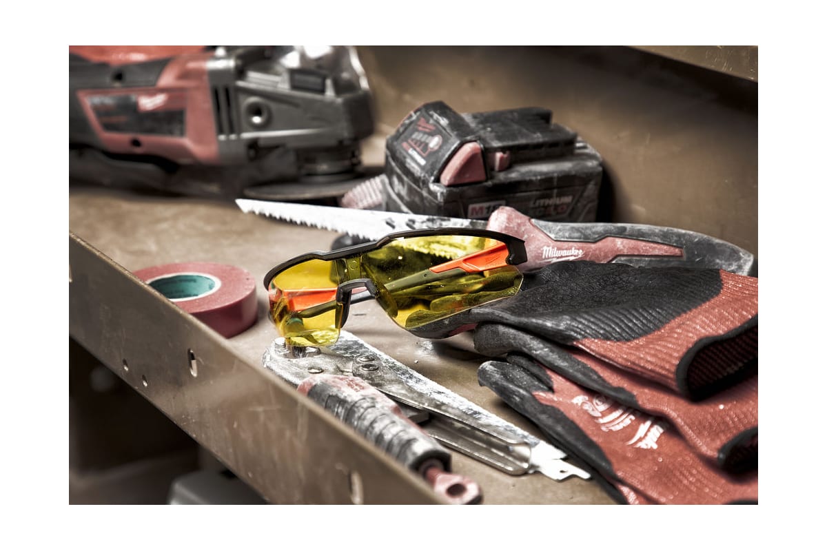 Очки защитные ENHANCED (желт.) Milwaukee 4932478927