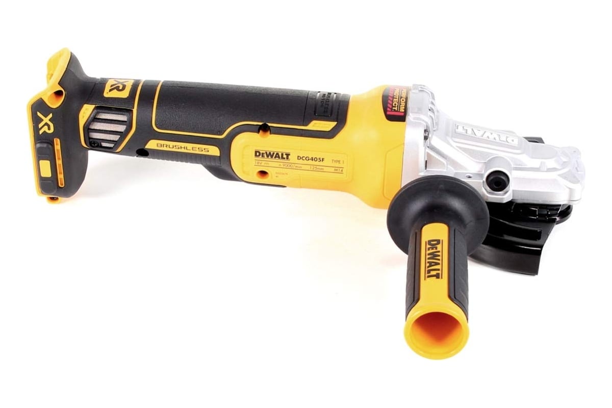 Акк.болгарка DCG405FNT-XJ без акк. и з/у DeWALT