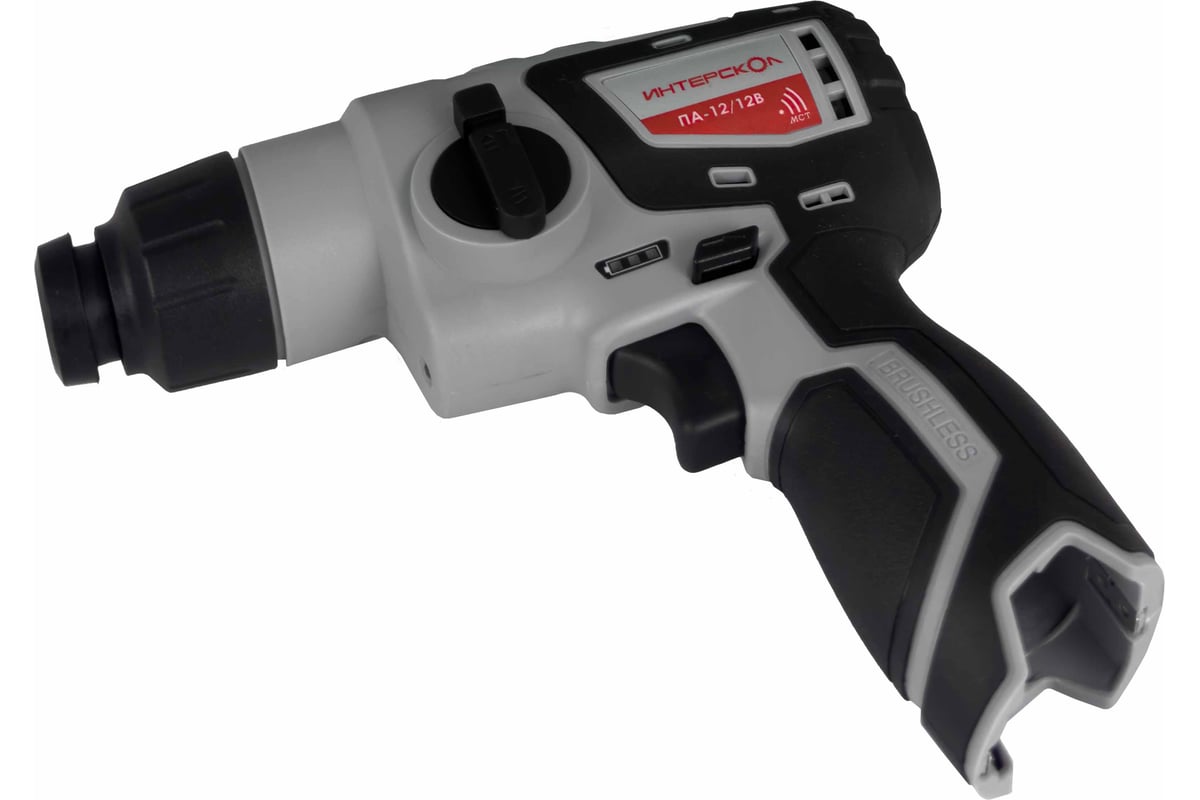 Акк.перфоратор ПА-12/12В Li-ion б/акк. и з/у АПИ Интерскол 648.0.0.70