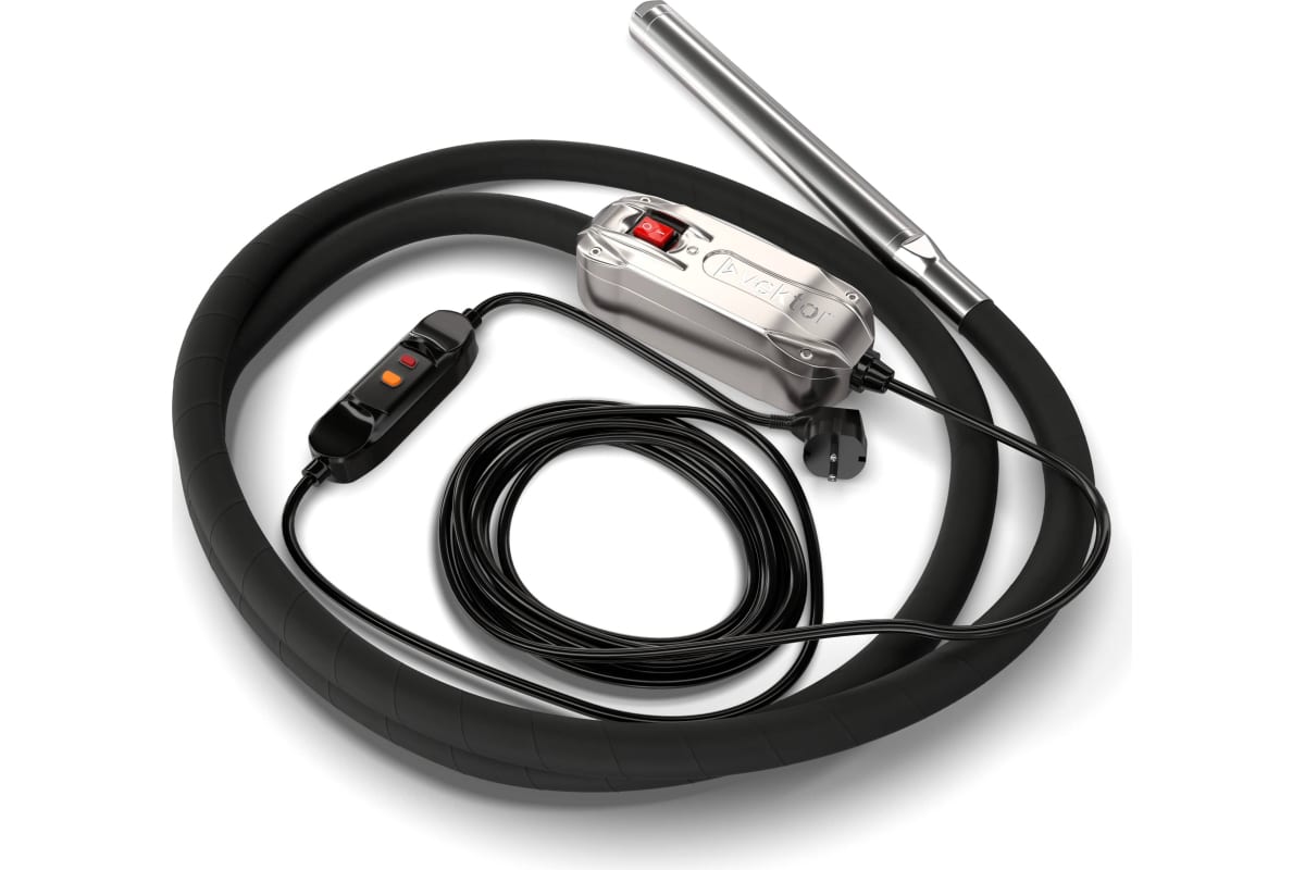 Вибратор глуб. Vektor EL50 с преобр. 7м 1600/220В