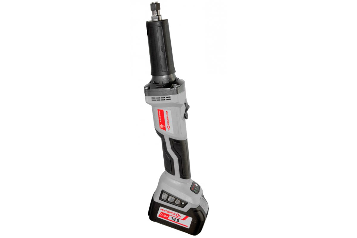 Акк. прямошлифмашина ПШМ-8/18ВЭ Li-ion (б/акк. и з/у) АПИ Интерскол 641.1.0.70