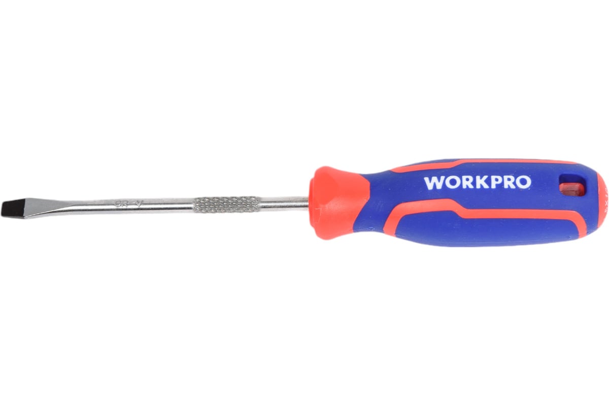 Отвертка 5,5х100мм шлиц Workpro CR-V WP221016