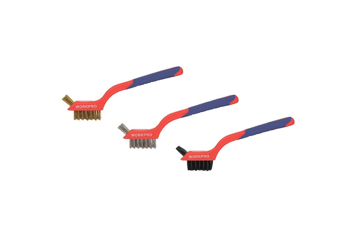 Набор корщетки мини 3шт 180мм медь, сталь, нейлон WP253005