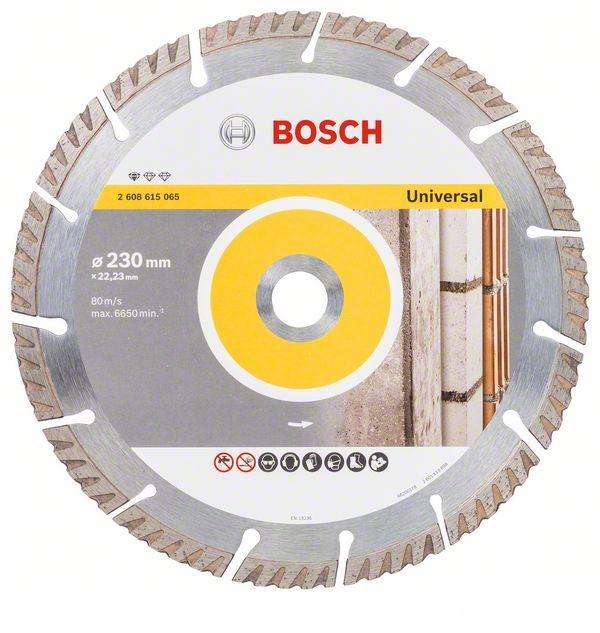 Алм.диск 230х22,2 Stf Universal BOSCH* 2608615065