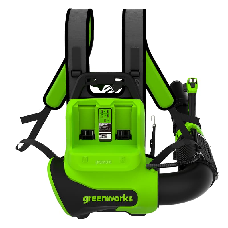 Воздуходув акк. ранц. GreenWorks GD40BPG2 без акк. и з/у 2408107