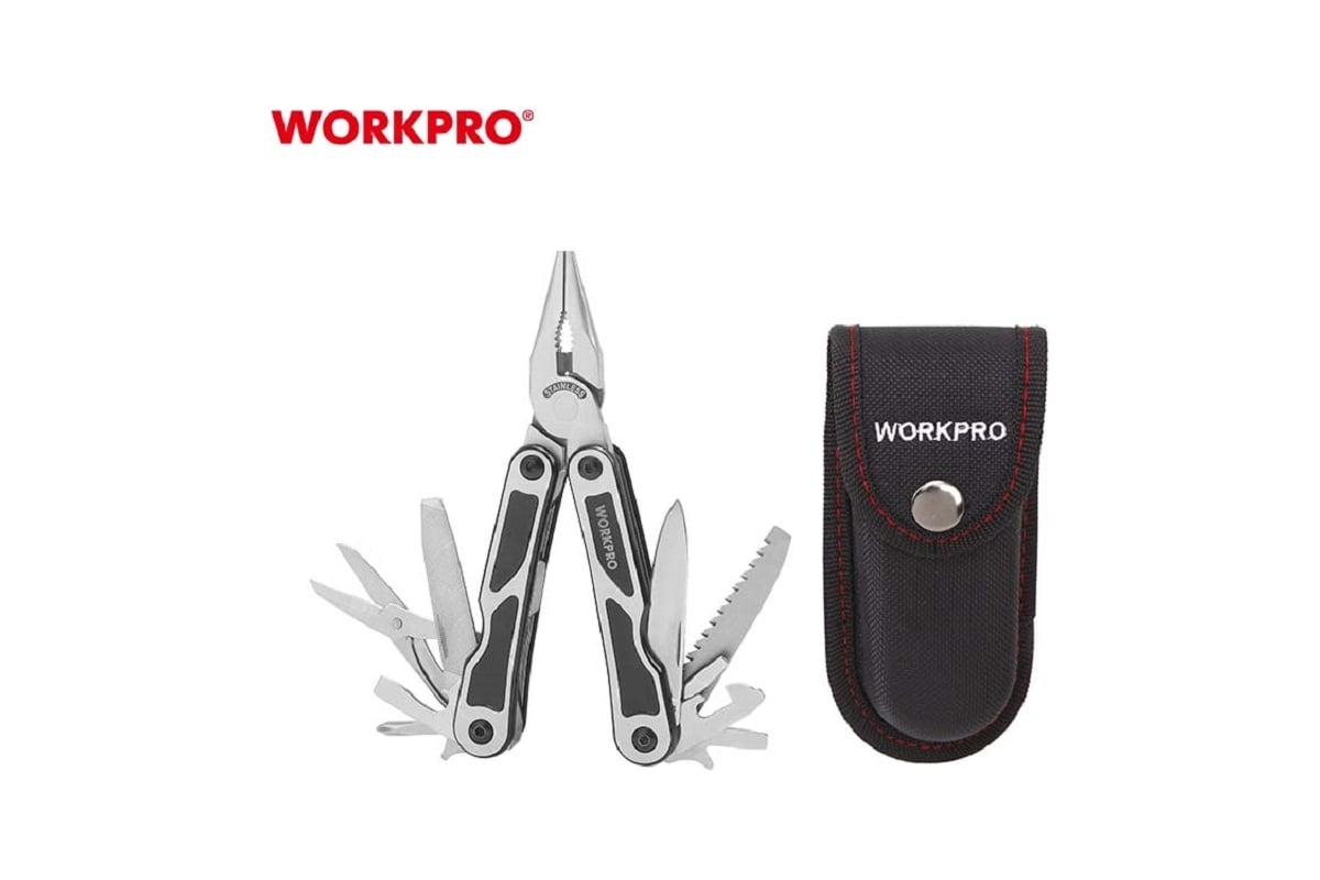 Мультитул Workpro 15-В-1 160 мм WP382009